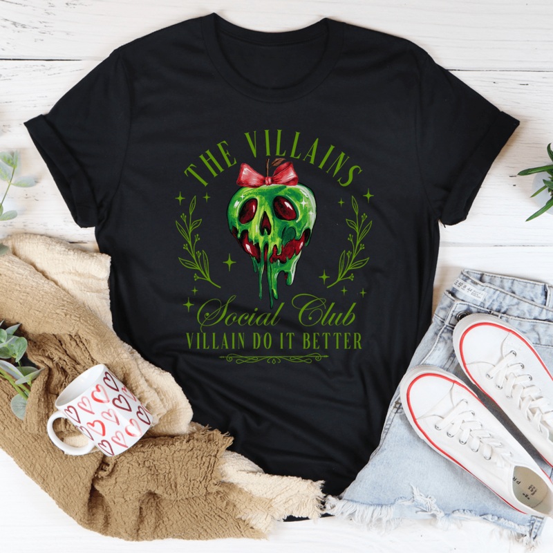 The Villains Social Club Villain Do It Better Tee Athletic Heather S