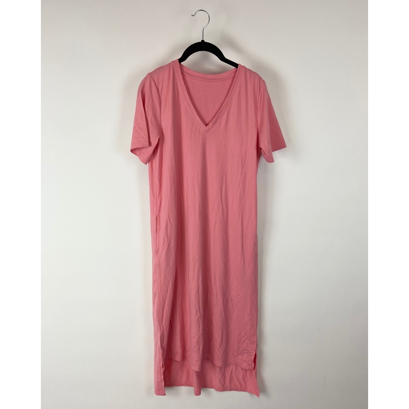 Salmon Pink Maxi Dress – Size 6/8