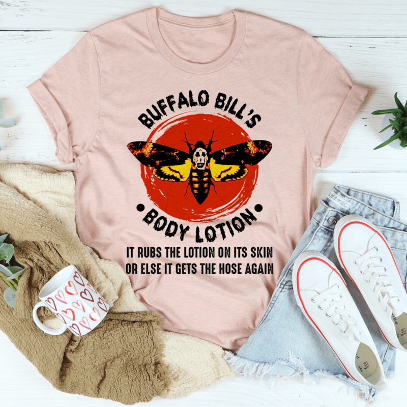 Buffalo Bill’s Body Lotion Tee Heather Peach S
