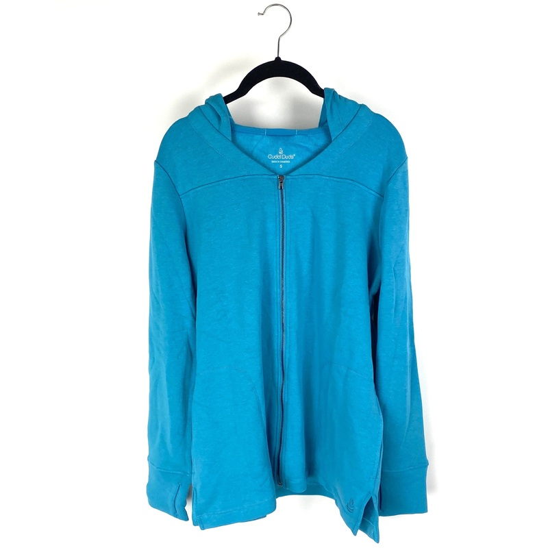 Turquoise Zip Up Jacket – Size 6/8