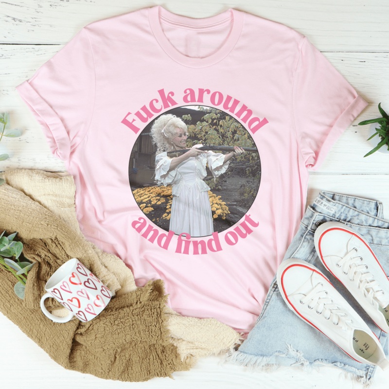 F* Around And Find Out Tee Athletic Heather S