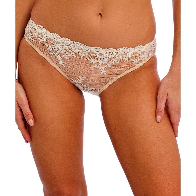 Wacoal Embrace Lace Bikini Brief – Naturally Nude / Ivory S