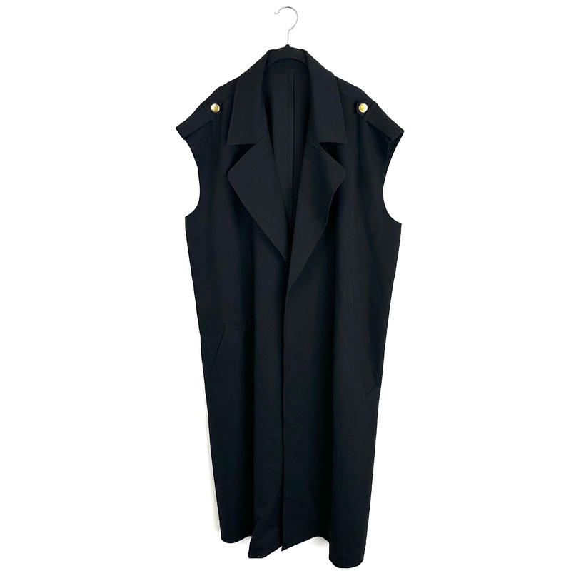Long Sleeveless Trenchcoat – Size 2X