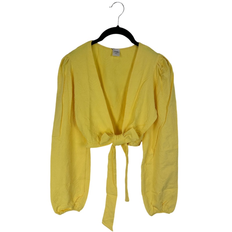 Yellow Embossed Coverup Top – XS/S, M/L, XL/XXL Extra Small/Small