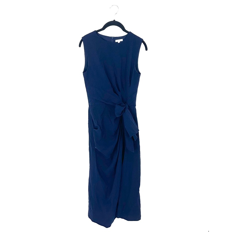 Navy Blue Sleeveless Dress – Size 4