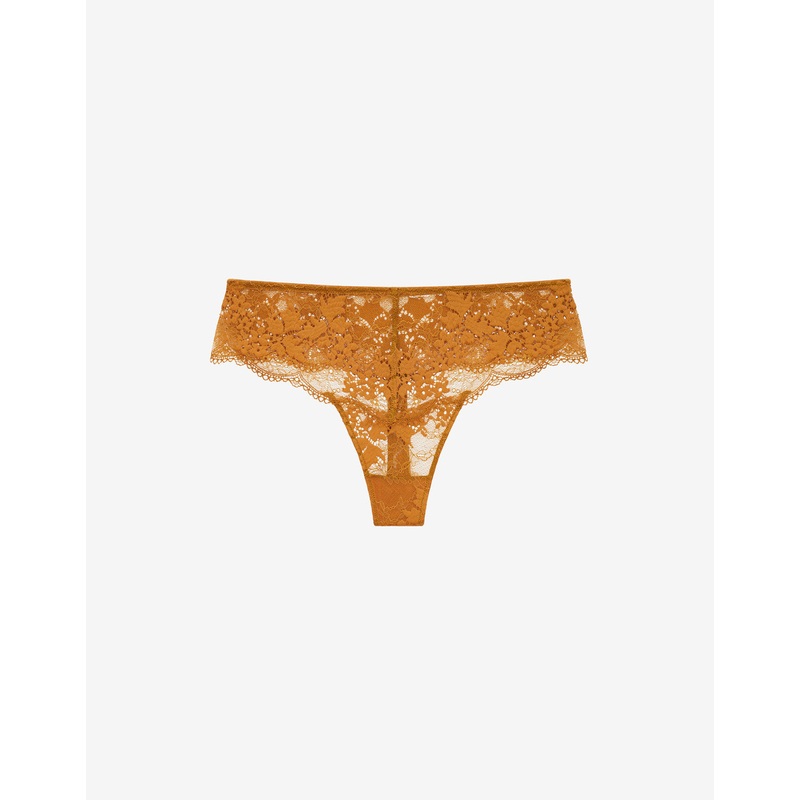 All Day Lace Thong amber XS