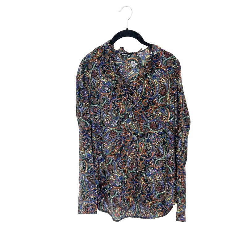 Multicolor Paisley Blouse – Small
