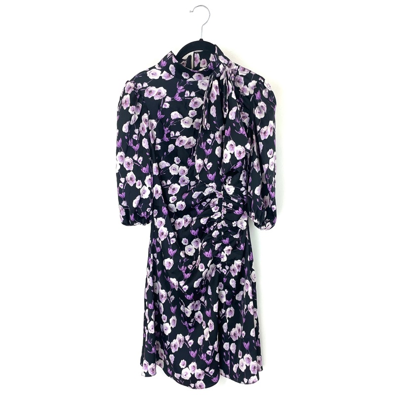 Purple Floral Dress – Size 4