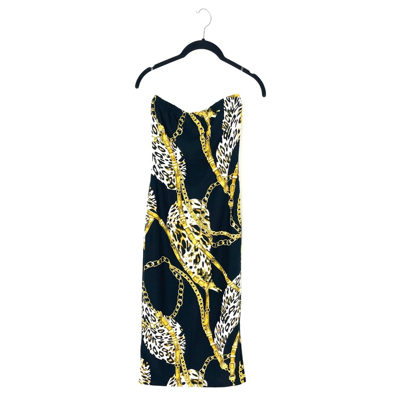 Black And Gold Bodycon Dress – Small and Medium Small