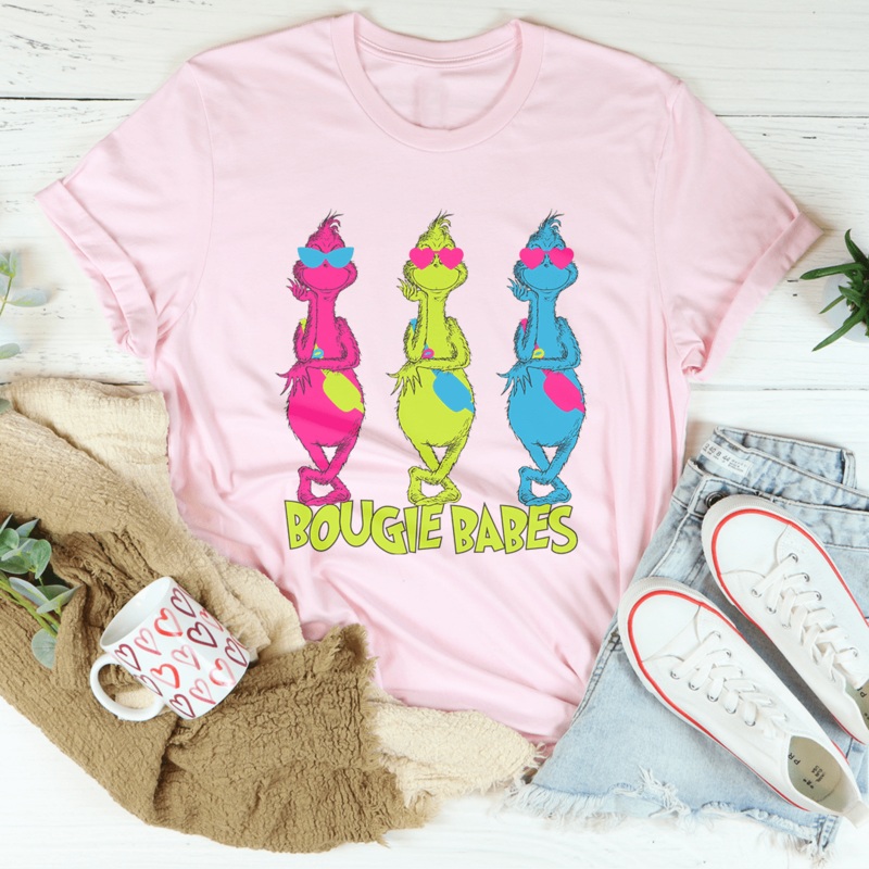 Bougie Babes Tee Pink S