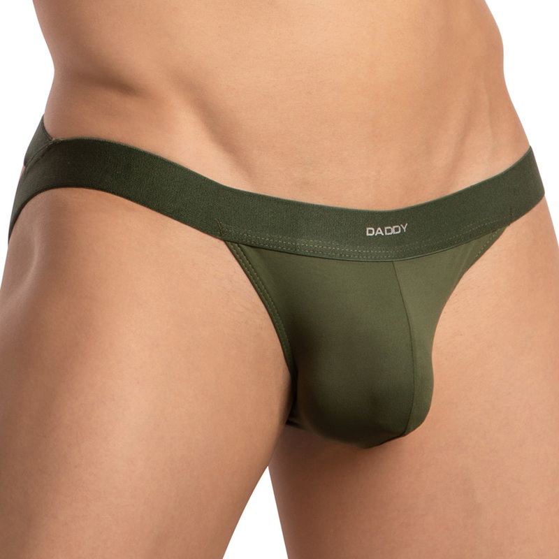 Daddy DDE057 Criss-Cross Straps Jockstrap Small Green