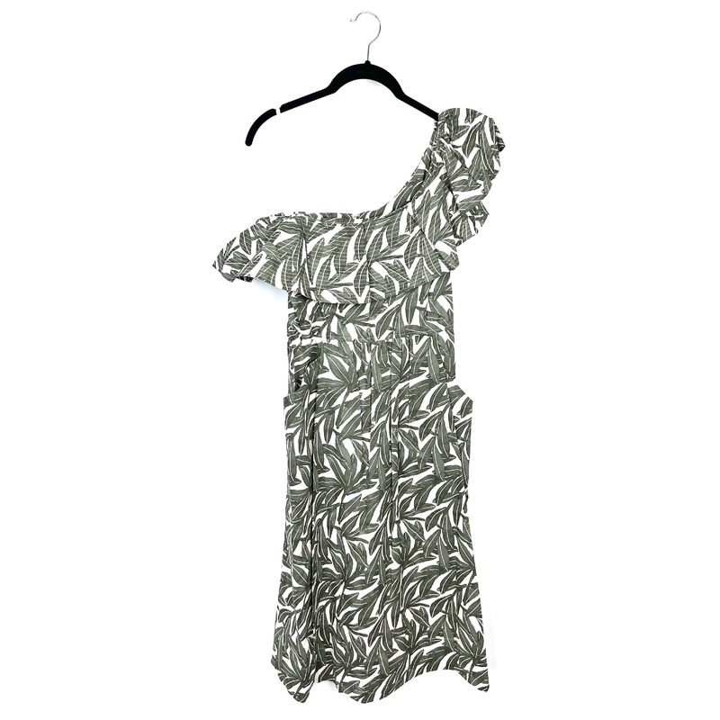Pink And Sage Hawaiian Dress – Size 10