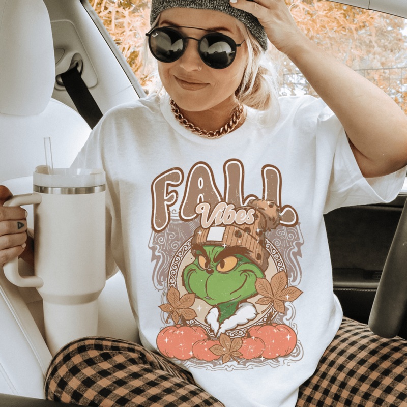 Fall Vibes Tee Ash S