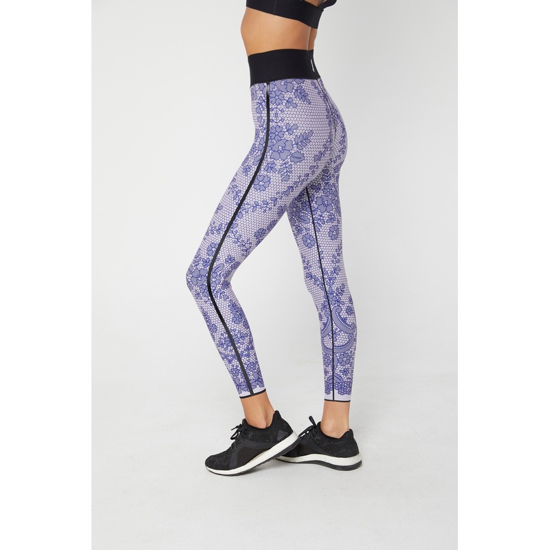 Chantilly Legging XXS BLUE PRINT PATENT NERO Ultra High