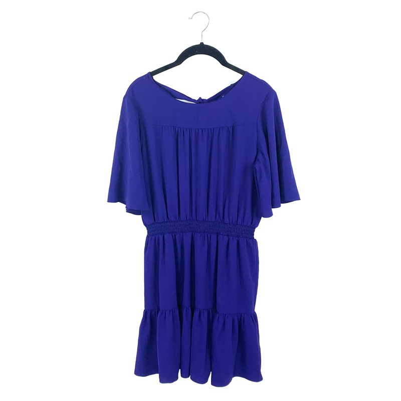 Purple Flare Dress-Small